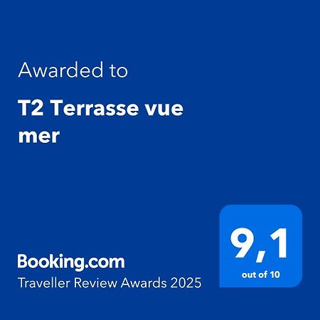 T2 Terrasse Vue Mer Сикс-Фор-ле-Плаж Екстериор снимка