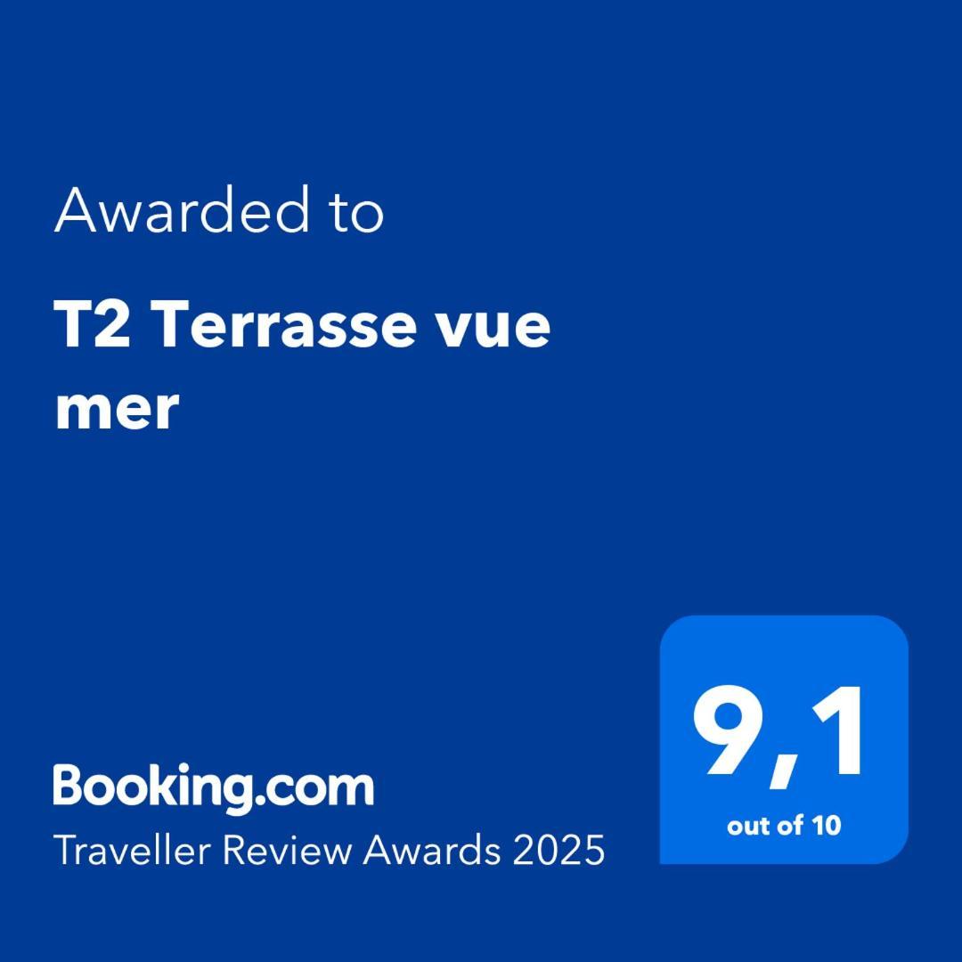 T2 Terrasse Vue Mer Сикс-Фор-ле-Плаж Екстериор снимка